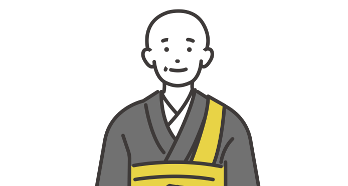 僧侶のイラスト