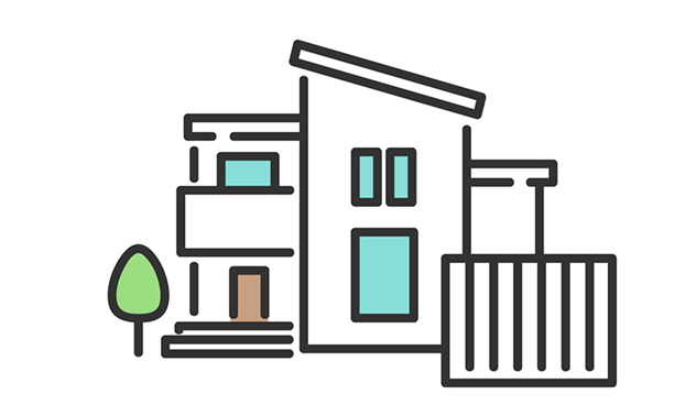 自宅のイラスト